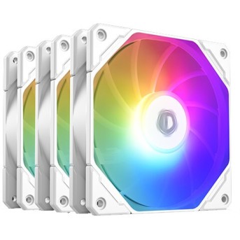 Вентилятор для корпуса ID-COOLING TF-12025-PRO-ARGB TRIO WHITE - Metoo (1)