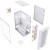 Корпус Wintek Moon PS195-5-W TG, ATX/<wbr>Micro ATX, USB 1*3.0/<wbr>2*2.0, 0,45mm, 4*12cm RGB fan, White - Metoo (8)