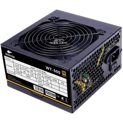 Блок питания Wintek WT-500, 500W, APFC, 20+4, 1*P8 (4+4), 2*P6+2, 4*SATA, 4*MOLEX, 80+ Bronze, black