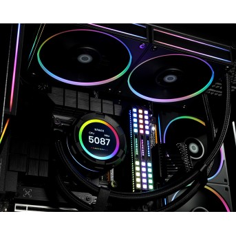 Водяное охлаждение для процессора ID-COOLING SL240 - Metoo (5)