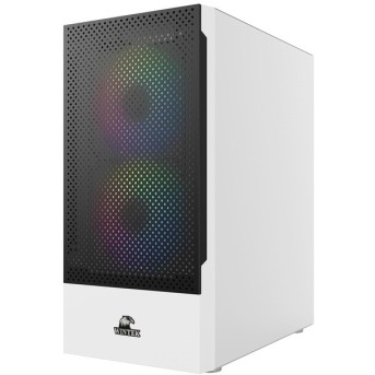 Корпус Wintek Shadow PRO 801 W-M TG, ATX, USB 1*3.0/<wbr>2*2.0, HD-Audio+Mic, 2*14cm+1*12cm ARGB fan (без контроллера), белый - Metoo (2)
