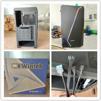 Корпус Wintek Arrow K163 TG, ATX/<wbr>Micro ATX, USB 1*3.0/<wbr>2*2.0, 0,55mm, RGB strip, 1*12cm SR Rainbow fan - Metoo (5)