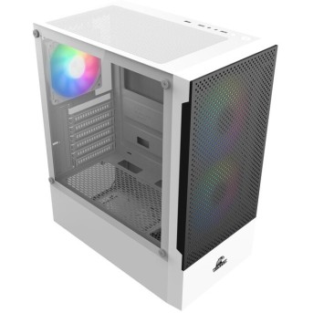 Корпус Wintek Shadow PRO 801 W-M TG, ATX, USB 1*3.0/<wbr>2*2.0, HD-Audio+Mic, 2*14cm+1*12cm ARGB fan (без контроллера), белый - Metoo (3)