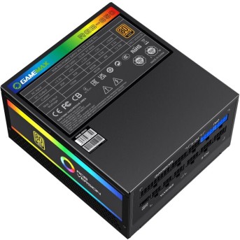 Блок питания Gamemax RGB-850 PRO BK, 80+ Gold - Metoo (11)