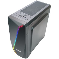 Корпус Wintek Arrow K163 TG, ATX/<wbr>Micro ATX, USB 1*3.0/<wbr>2*2.0, 0,55mm, RGB strip, 1*12cm SR Rainbow fan
