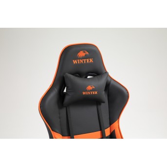 Игровое кресло WINTEK YX-8045-4D, искусств. кожа, газлифт 4 класса 100 мм, 350мм метал. крестовина - Metoo (7)