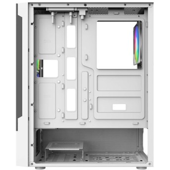 Корпус Wintek Shadow PRO 801 W-M TG, ATX, USB 1*3.0/<wbr>2*2.0, HD-Audio+Mic, 2*14cm+1*12cm ARGB fan (без контроллера), белый - Metoo (5)