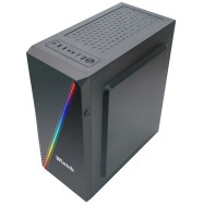 Корпус Wintek Flash K105, ATX/Micro ATX, USB 1*3.0/2*2.0, HD-Audio+Mic, 0,45 mm, RGB strip