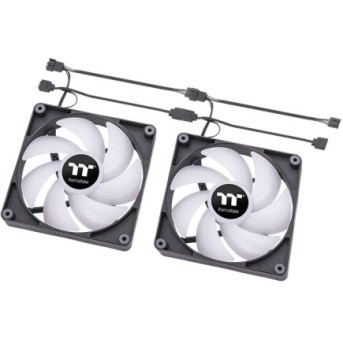 Вентилятор для корпуса Thermaltake CT140 ARGB PC Cooling Fan 2 Pack/<wbr>ARGB MB Sync, CL-F150-PL14SW-A - Metoo (4)