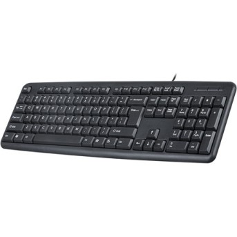 Клавиатура Wintek WS-KB-502, USB, рус/<wbr>англ/<wbr>каз, 1.5 м, чёрная - Metoo (2)