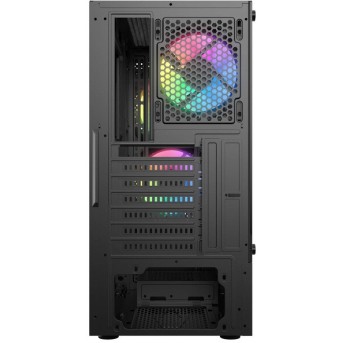 Корпус Wintek Shadow PRO 801 B-M TG, ATX, USB 1*3.0/<wbr>2*2.0, HD-Audio+Mic, 2*14cm+1*12cm ARGB fan (без контроллера), чёрный - Metoo (6)