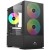 Корпус Wintek Shadow 701-B TG, Micro ATX, USB 1*3.0/<wbr>1*2.0, HD-Audio+Mic, 2*14cm+1*12cm ARGB fan (без контроллера), чёрный - Metoo (1)