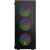 Корпус Wintek Magic L204-B-M TG, ATX/<wbr>Micro ATX, USB1*3.0/<wbr>1*2.0, 0.45mm, 4*12cm FRGB fan, чёрный - Metoo (2)