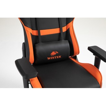 Игровое кресло WINTEK YX-8045-4D, искусств. кожа, газлифт 4 класса 100 мм, 350мм метал. крестовина - Metoo (8)