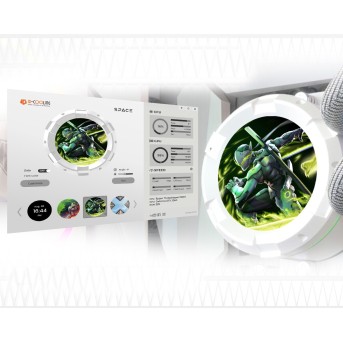 Водяное охлаждение для процессора ID-COOLING SL240 XE WHITE - Metoo (6)