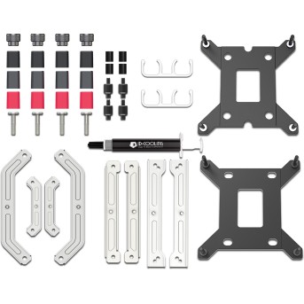Водяное охлаждение для процессора ID-COOLING SL240 XE WHITE - Metoo (7)