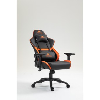 Игровое кресло WINTEK YX-8045-4D, искусств. кожа, газлифт 4 класса 100 мм, 350мм метал. крестовина - Metoo (4)