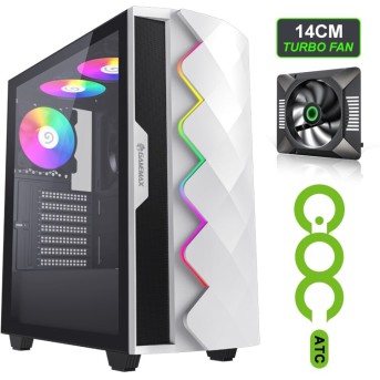 Корпус Gamemax Diamond CP WT - Metoo (1)