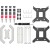 Водяное охлаждение для процессора ID-COOLING SL240 WHITE - Metoo (3)