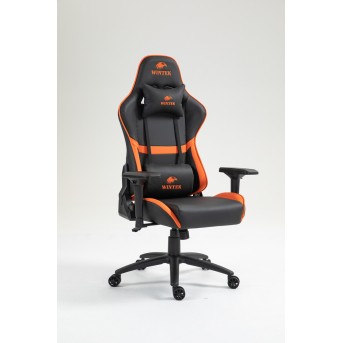 Игровое кресло WINTEK YX-8045-4D, искусств. кожа, газлифт 4 класса 100 мм, 350мм метал. крестовина - Metoo (28)