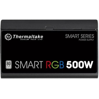 Блок питания Thermaltake Smart RGB 500W/<wbr>Fan Hub/<wbr>80 Plus/<wbr>EU/<wbr>All Sleeved Cables, PS-SPR-0500NHSAWE-1 - Metoo (4)