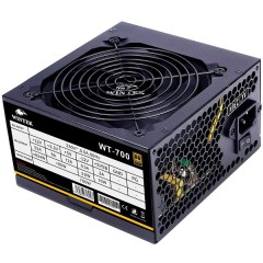 Блок питания Wintek WT-700, 700W, APFC, 20+4, 1*P8 (4+4), 2*P6+2, 6*SATA, 4*MOLEX, 80+ Bronze, black