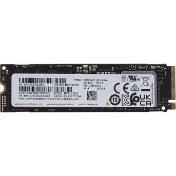 Твердотельный накопитель 2000GB SSD Samsung PM9A1 M.2 PCI-E G4x4 R7000/<wbr>W5200MB/<wbr>s MZVL22T0HDLB-00B07 - Metoo (1)