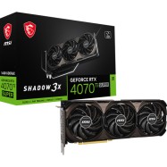 Видеокарта MSI GeForce RTX 4070 Ti SUPER 16G SHADOW 3X OC, 16GB GDDR6X 256bit 1xHDMI 3xDP