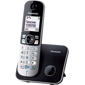 Радиотелефон PANASONIC KX-TG6811 (RUB) Черный в Metoo.kz - Metoo (1)