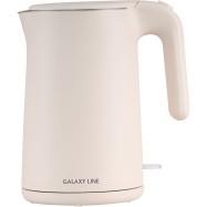 Чайник электрический с двойными стенками GALAXY LINE GL0327, 1800Вт, Объем 1,5 л, 220В/50Гц Пудровый