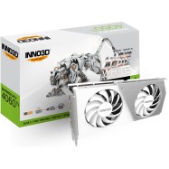 Видеокарта Inno3D GeForce RTX4060 Ti 16GB TWIN X2 OC WHITE, 16G GDDR6 HDMI 3xDP N406T2-16D6X-178055W