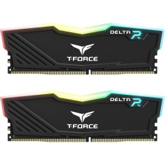 Оперативная память 16GB Kit (2x8GB) 3200MHz DDR4 Team Group DELTA RGB TF3D416G3200HC16FDC01 Black