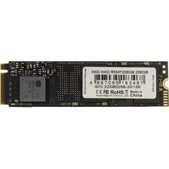 Твердотельный накопитель 256GB SSD AMD RADEON R5 M.2 2280 PCIe Gen3x4 R2100MB/<wbr>s W1000MB/<wbr>s R5MP256G8 - Metoo (3)