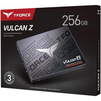 Твердотельный накопитель 256GB SSD TeamGroup VULCAN Z 2.5” SATA3 R520Mb/<wbr>s, W450MB/<wbr>s T253TZ256G0C101 - Metoo (5)