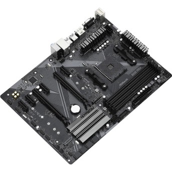 Материнская плата ASRock B450 PRO4 R2.0 AM4 4xDDR4 6xSATA3 1xUM.2 1xM.2 D-Sub+HDMI+DP ATX - Metoo (3)