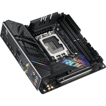 Материнская плата ASUS ROG STRIX B760-I GAMING WIFI LGA1700 2xDDR5 4xSATA3 2xM.2 RAID HDMI DP m-ATX в Metoo.kz - Metoo (4)