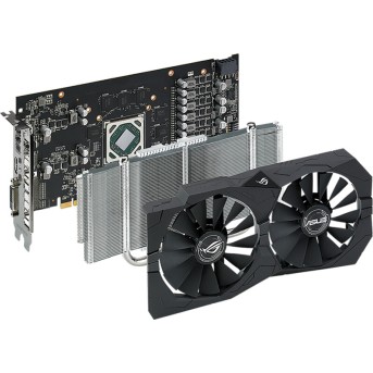 Видеокарта ASUS AMD Radeon RX 560 4GB GDDR5 128-bit HDMI DVI HDCP ROG-STRIX-RX560-4G-V2-GAMING - Metoo (4)