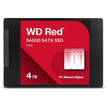 Твердотельный накопитель 4000GB SSD WD RED SA500 3D NAND SATA3 R560Mb/<wbr>s W520MB/<wbr>s WDS400T2R0A - Metoo (1)