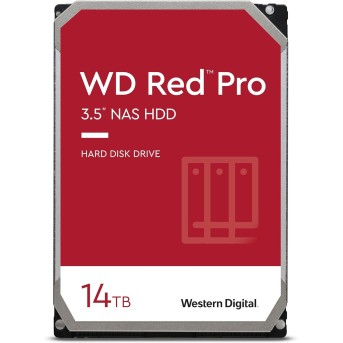 Жесткий диск для NAS систем HDD 14Tb Western Digital Red PRO SATA3 3,5" 7200rpm 512Mb WD141KFGX - Metoo (1)