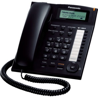 KX-TS2388 Проводной телефон (RUB) Черный - Metoo (1)