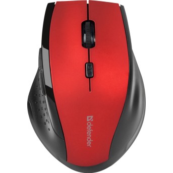 Беспроводная мышь Defender Accura MM-365 красный,6 кнопок,800-1600 dpi - Metoo (1)