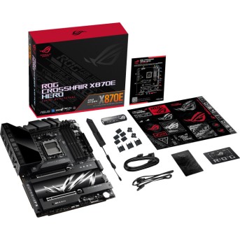Материнская плата ASUS ROG CROSSHAIR X870E HERO AM5 4xDDR5 4xSATA Raid 4xM.2 10xUSB ATX - Metoo (3)