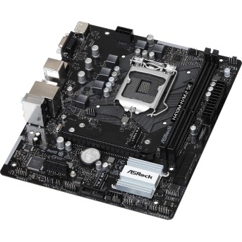 Материнская плата ASRock H410M-H/<wbr>M.2 SE LGA1200 2xDDR4 4xSATA D-Sub HDMI DP mATX - Metoo (4)