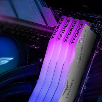 Оперативная память 32GB Kit (2x16GB) 6000MHz DDR5 Team Group DELTA RGB FF4D532G6000HC38ADC01 White - Metoo (4)