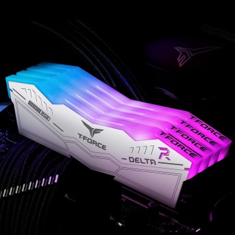 Оперативная память 32GB Kit (2x16GB) 6000MHz DDR5 Team Group DELTA RGB FF4D532G6000HC38ADC01 White - Metoo (5)