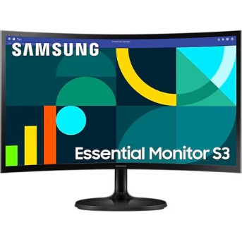 Монитор 24" SAMSUNG LS24D364GAIXCI VA 1920x1080 R1800 100Hz 4мс 250кд/<wbr>м2 1xHDMI 1xD-Sub Черный - Metoo (2)