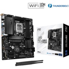 Материнская плата ASRock Z890 PRO-A WIFI LGA1851 4xDDR5 4xSATA 6xM.2 HDMI DP Type-C ATX