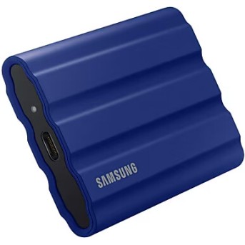 Внешний SSD 2000Gb Samsung T7 Shield USB 3.2 Gen.2 (10 Гбит/<wbr>c) AES 256 Синий MU-PE2T0R/<wbr>EU - Metoo (2)