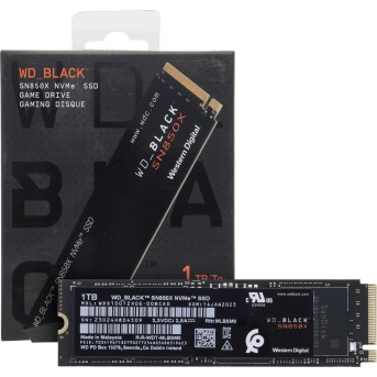 Твердотельный накопитель 1000GB SSD WD BLACK SN850X M.2 2280 NVMe R7300Mb/s W6300MB/s WDS100T2X0E в Metoo.kz - Metoo (1)