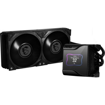Водяное охлаждение для CPU MSI . Socket Intel/<wbr>AMD, 4pin, Fan 2x120см - Metoo (5)